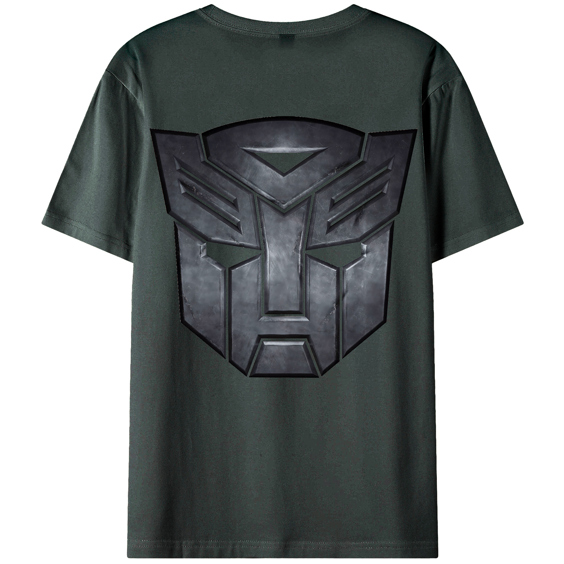 （画像用） Transformers トランスフォーマー 綿100％ メンズ半袖Tシャツ（バックプリント） 通気性